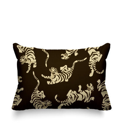 Coussin décoratif intérieur / extérieur Tigger Boho Tiger