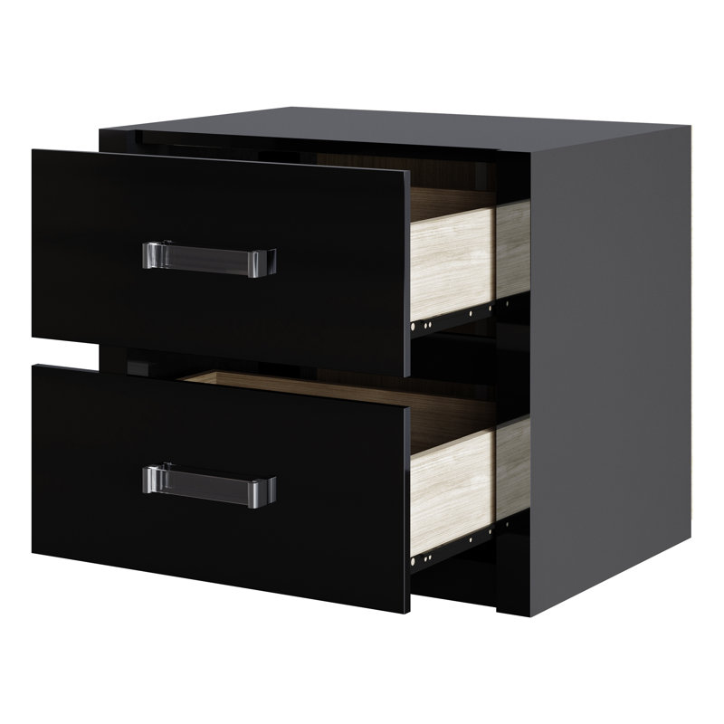 NIGHTSTAND IN BLACK, Black