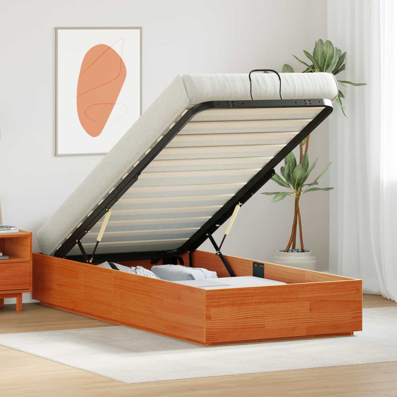 Solid Wood Bed Frame, Single (3')