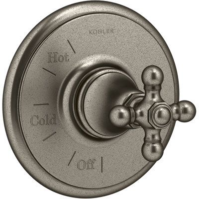 Artifacts Rite-Temp Valve Trim with Cross Handle