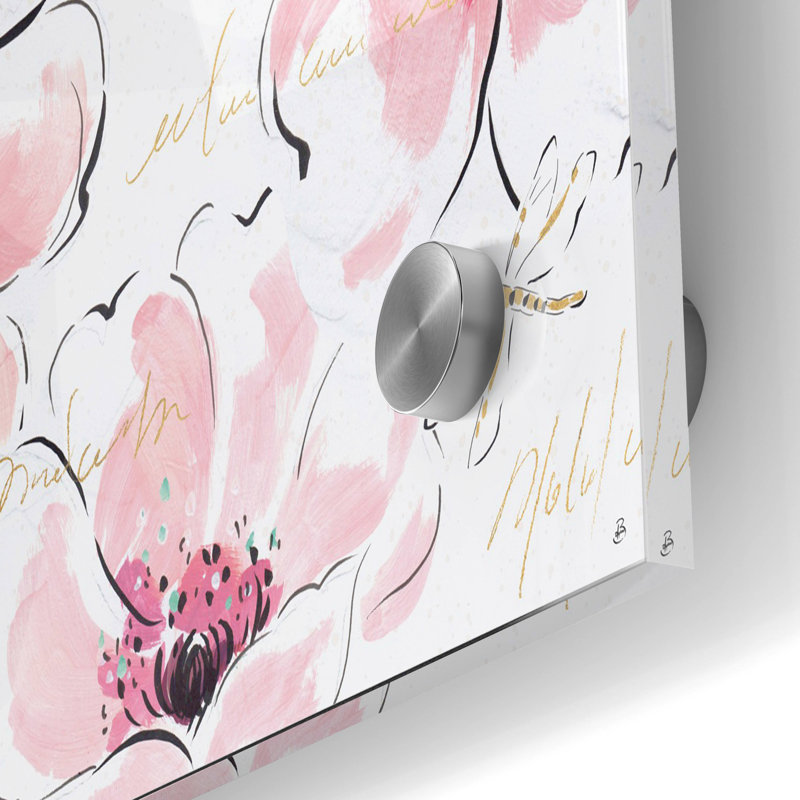 Simplement rose I - impression sans cadre, L 36 po x H 24 po