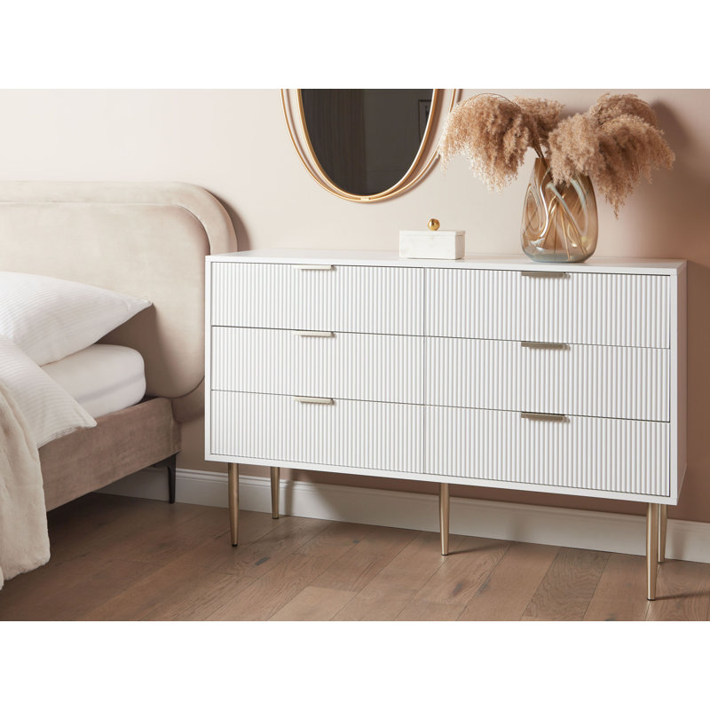 Axinia 120cm W 6 - Drawer Chest of Drawers