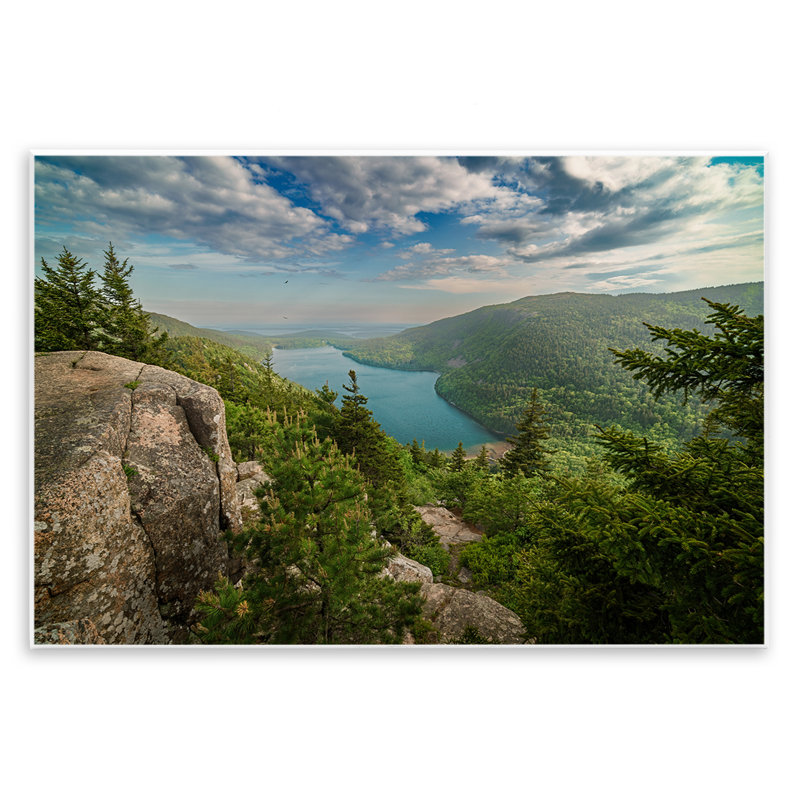 «Lake View Over Mountains» par Rick Berk, H 10 po x l 15 po