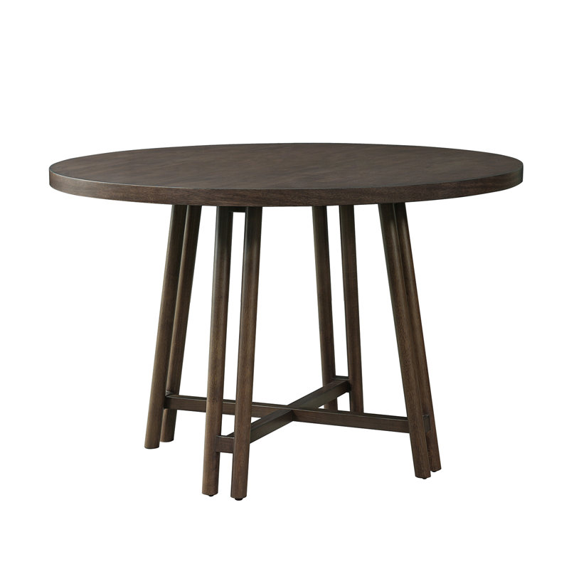 Wales 47" Solid Wood Dining Table, Walnut