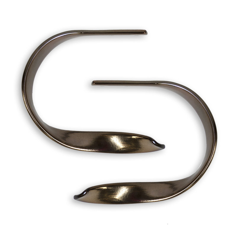 Presley Drapery Curtain Holdback, Plated Brushed Oil Rubbed Bronze