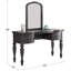 Ensemble coiffeuse avec tabouret et miroir Hanning-2091837535