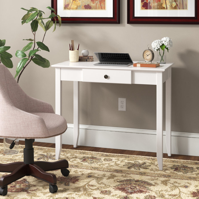 Three Posts™ Laub Solid Wood Top Writing Desk & Reviews 