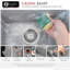 Évier de cuisine à double cuve encastré ou encastré en composite de granite gris 33/50 x 18 po avec accessoires intégrés S-833WH-62240463