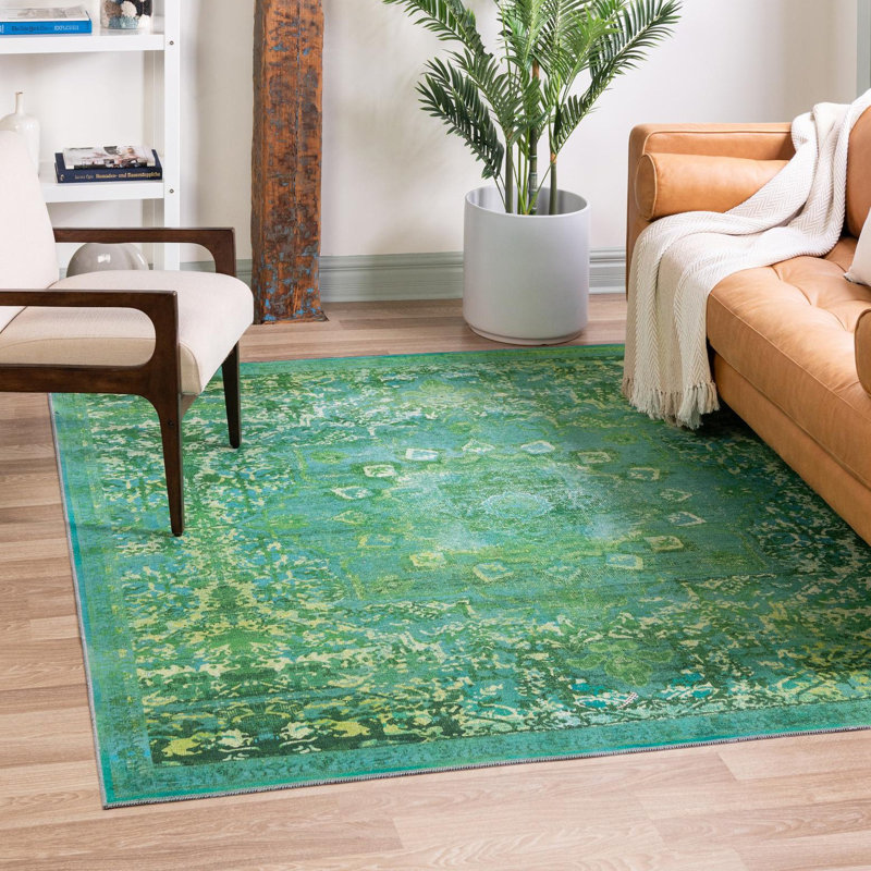 Bitteridge Oriental Indoor Rug, Square 7'10" x 7'10"