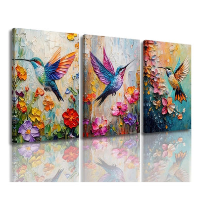 3 Piece Wrapped Canvas Wall Art