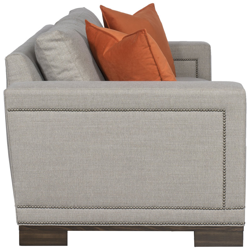 Abingdon By Michael Weiss Sofa, Dove Gray, Tuck Linen