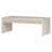 Lawrence 48" Wide Rectangular Fluted Coffee Table in Alder White-900051598