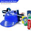 Casque pour boire - Porte-canette avec chapeau pour paille pour bière et soda - Fête-61849189