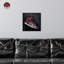 Sneaker suspendu noir et rouge Notoriart 1 pièce-100010334-112247315