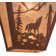 Rustic Lodge 2 - Light Flush Mounted Sconce
