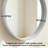 Round Wood Frame Wall Mirror – 2.5-inch Thick Frame-489116686-489116689