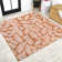 Carnearney Nevis Palm Frond Orange/Cream Indoor/Outdoor Rug