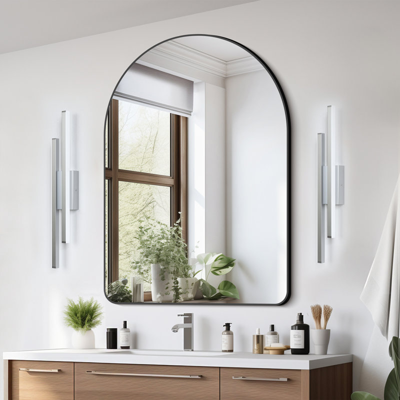 Éclairage pour meuble-lavabo réglable à 2 lumières en nickel forgé à 3 lumières 3000K / 4000K / 5000K, Nickel poli