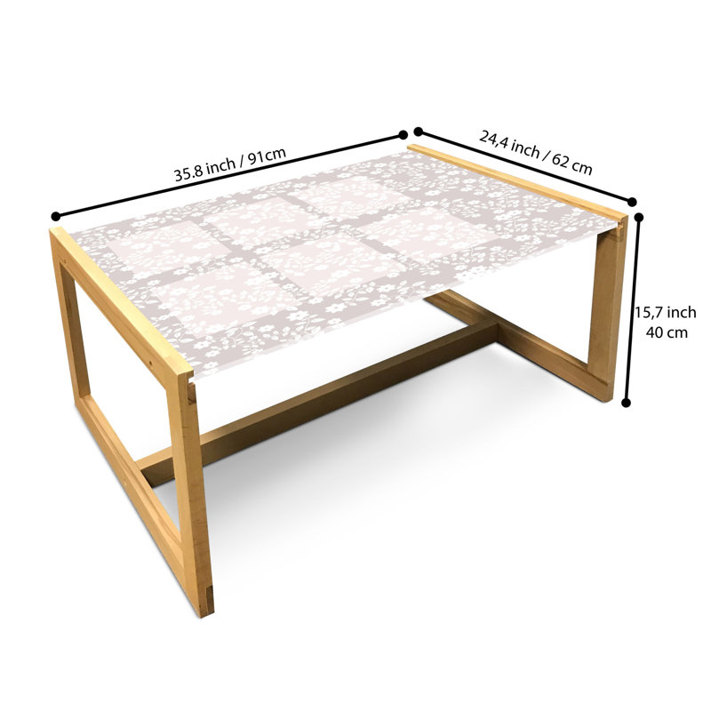 Jack-Junior Sled Coffee Table, 90cm H x 62cm W x 40cm D