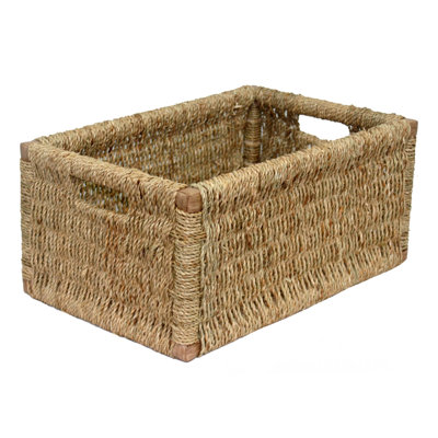 Wicker Seagrass Storage Basket