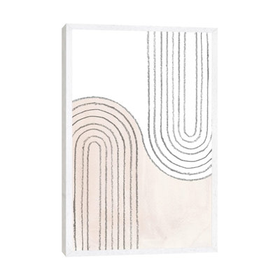Curved Lines 1 Piece Painting on Canvas