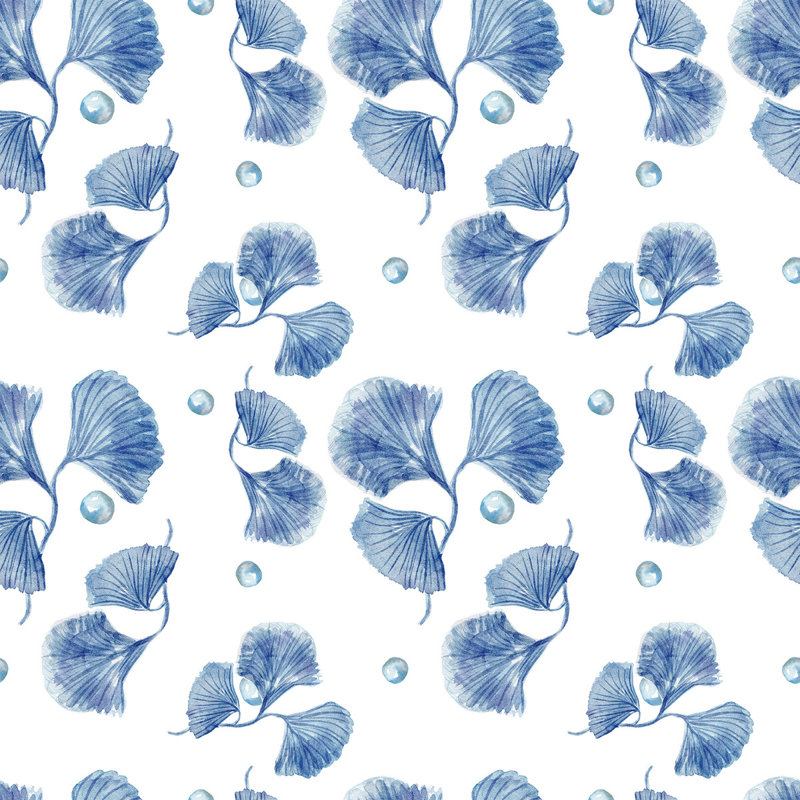 Floral Tile, 2.08' W x 10.42' L