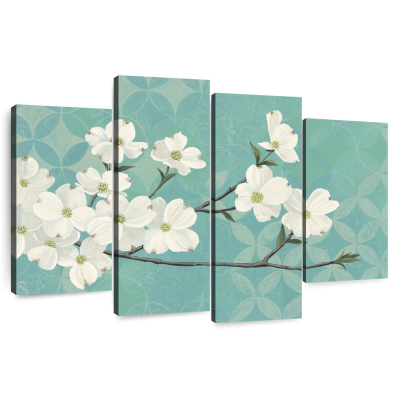 Harnek Dogwood Blossoms, H 27 po x l 43 po
