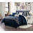 7 Piece Paisley Embroidered  Comforter Set-99143541-99143543