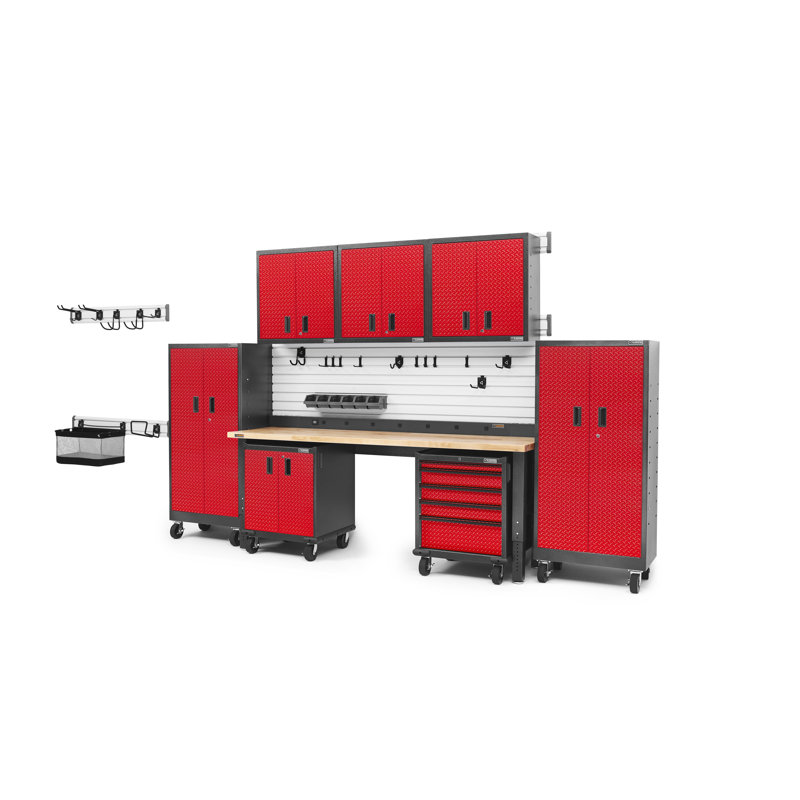 Premier Pre-Assembled Gearbox, Hammered Granite/Red Tread