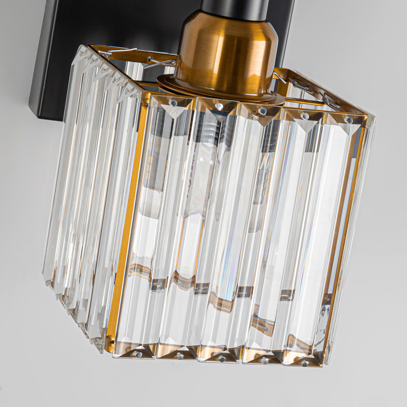 Armed Sconce, Gold/Black