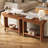 40" Solid Wood Narrow Console Table With Storage