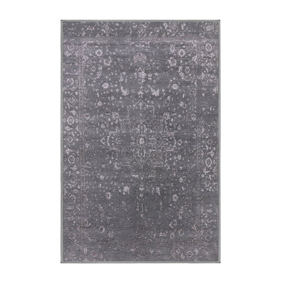 Tapis oriental gris foncé Hampden-Sydney