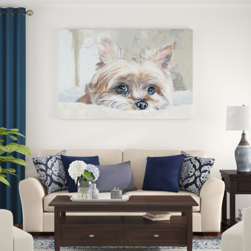 «In the Couch», reproduction sur toile tendue, H 24 po x l 36 po x P 1,5 po