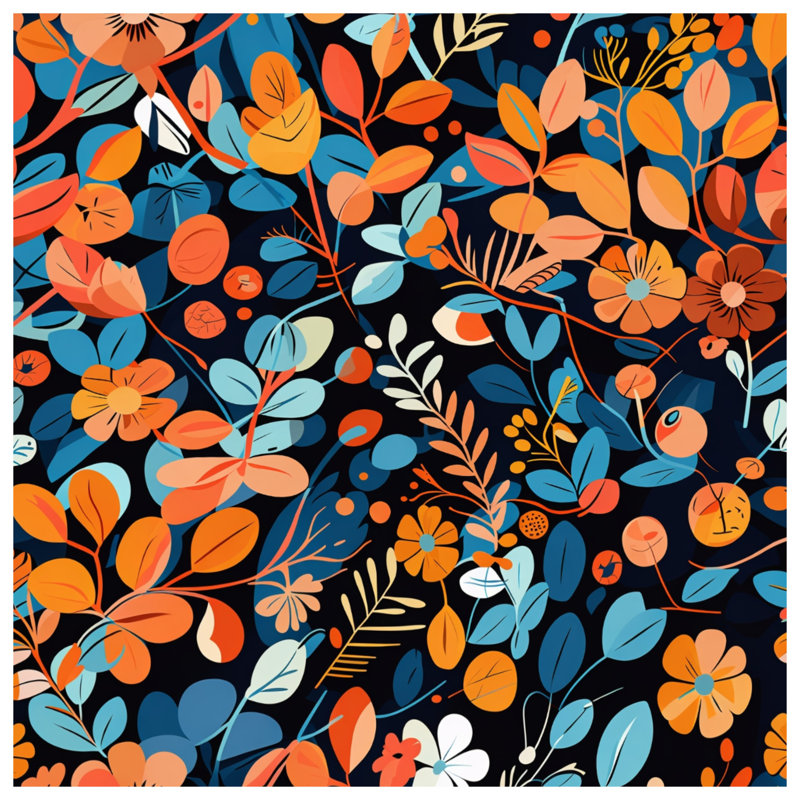 Tapis de bain floral Boho, L 24 po x L 17 po