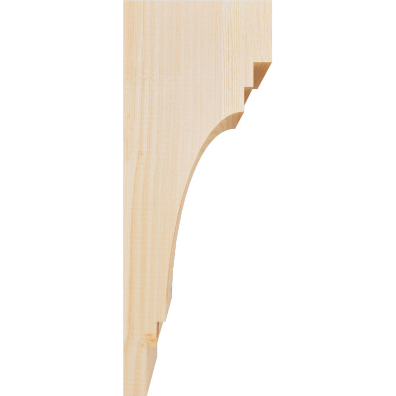 Corbeau Pescadero, H 20 po x l 5,5 po x P 8 po, Sapin de Douglas, Lisse