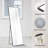  59"/64"/71" Full Length Mirror Floor Standing & Wall Mirror, Anti-Rust Aluminum Frame, Arch/Rectangle, Black/Gold-130773906-130773907-130773909