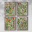 «Dear Nature I», ensemble de 4 reproductions encadrées-880980896-880980897