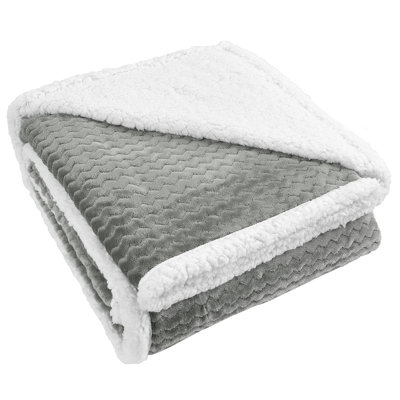 Jeté en sherpa, doudou moelleux et moelleux pour canapé