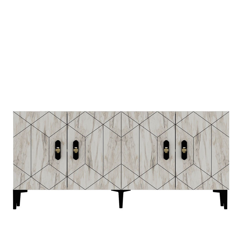 Olivia 150cm Console Table, Vintage White
