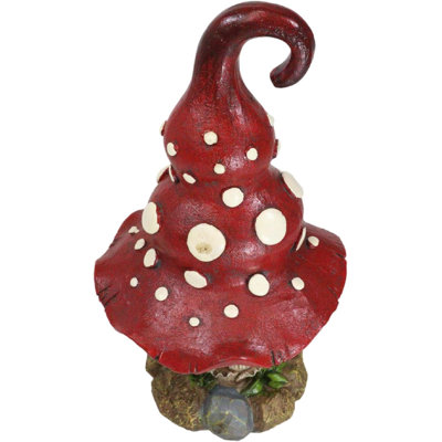 Figurine de champignon en forme de champignon crocheté tacheté Enchanted