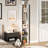 Imron Narrow Bookcase, Tall Corner Bookshelf for Bedroom, Living Room, Study-592389943-553525076