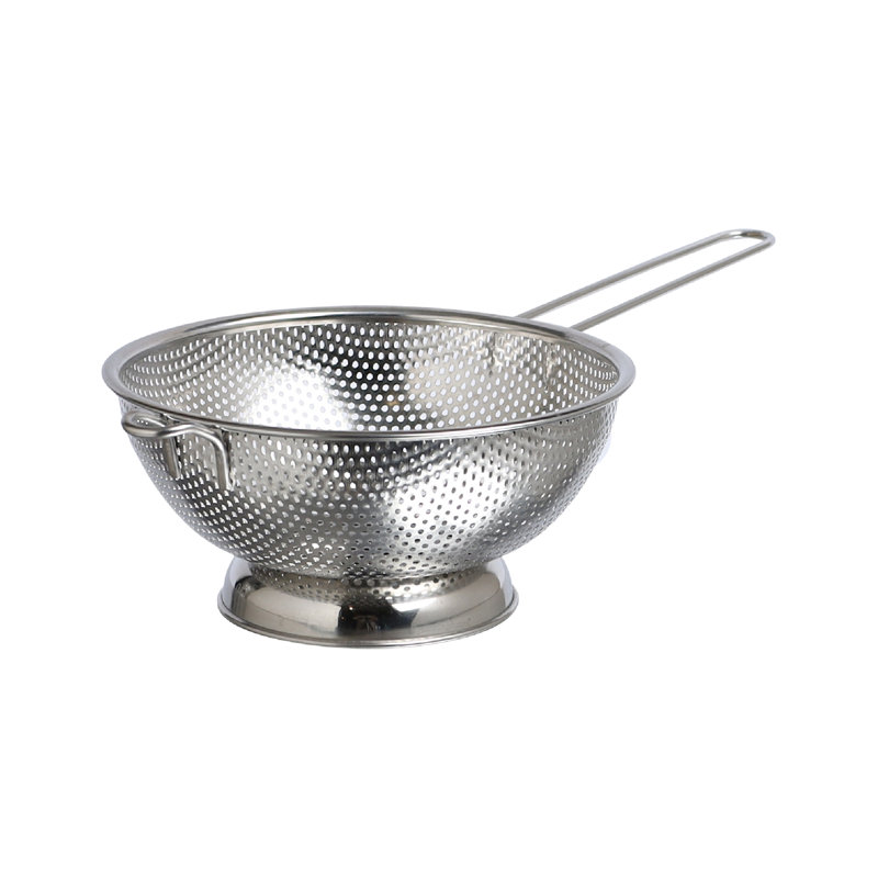 Buckingham Stainless Steel Colander, 8.8cm H x 19.5cm W x 38cm D