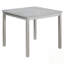 Ensemble 5 pièces de table de salle à manger carrée en bois avec 4 chaises rembourrées