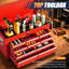 Coffre à outils à 12 tiroirs avec roulettes (2-en-1)-1090256112