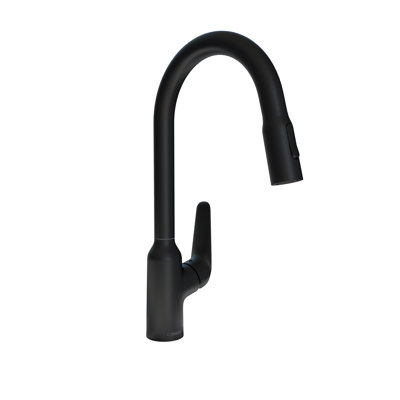 Robinet de cuisine hansgrohe Focus N HighArc, 2 jets rétractables, 1,75 gal / min
