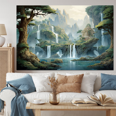 Art asiatique, rythme naturel I - art mural asiatique