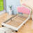 Upholstered Platform Bed With Crown Headboard-68292828-106647436