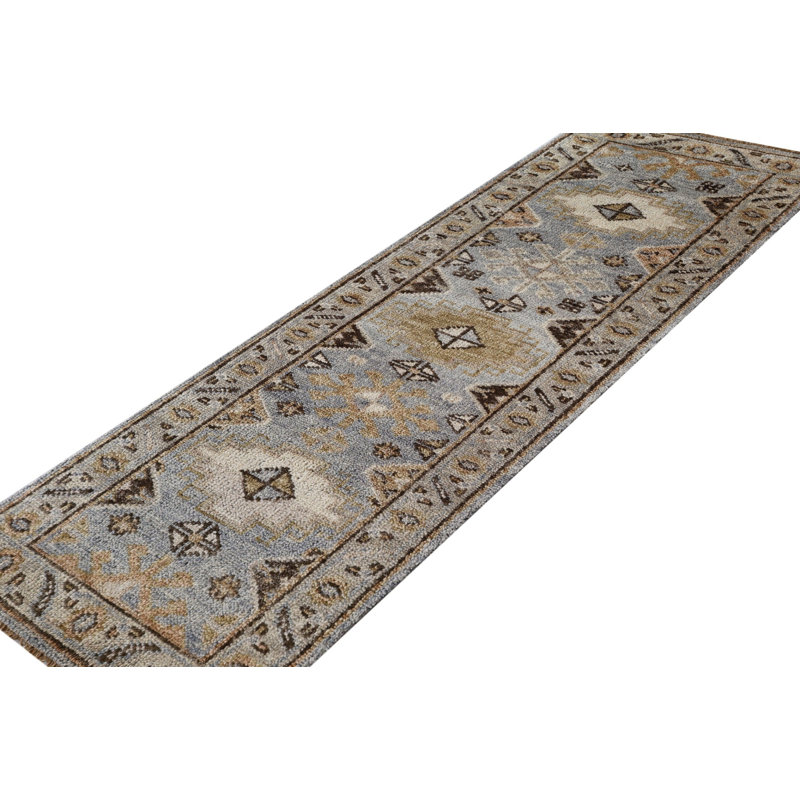 Oriental Area Rug in Gray
