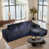 Blue/Silver Velvet