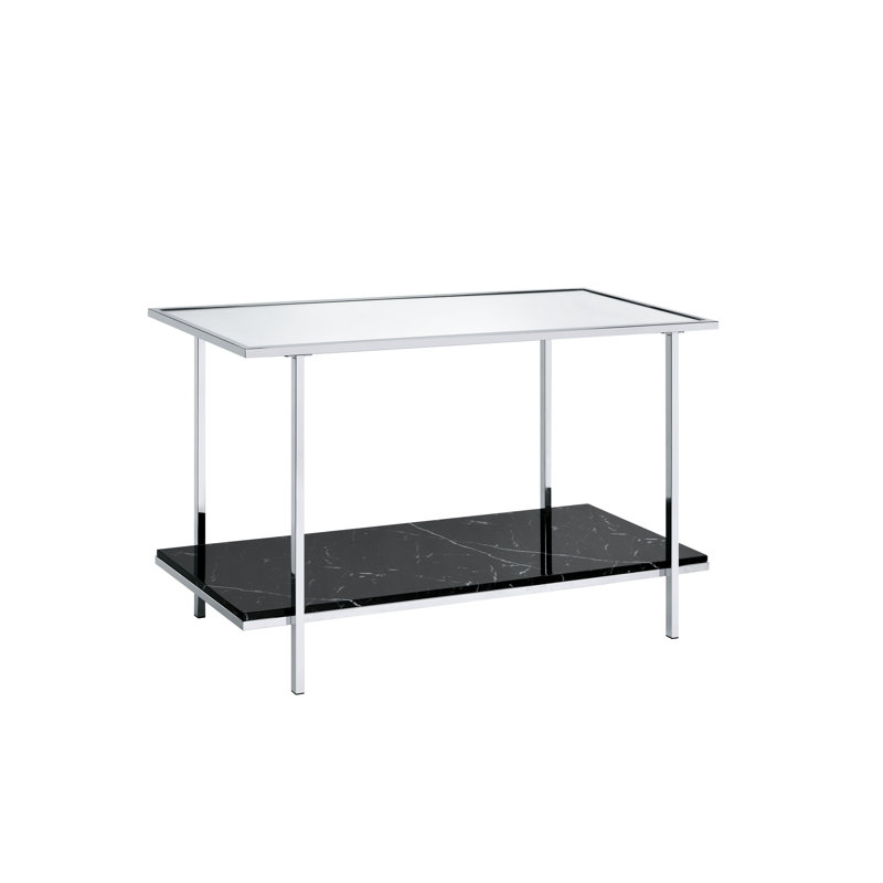 Ahmet 48'' Glass Top Console Table